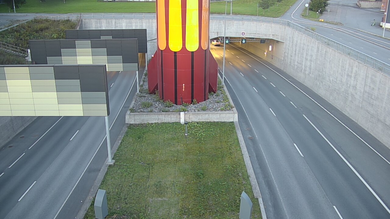 Kelikamerat Kuva Tie 12 Tampere, Rantatunnelin puomi, länsi, Tampere, Pirkanmaa