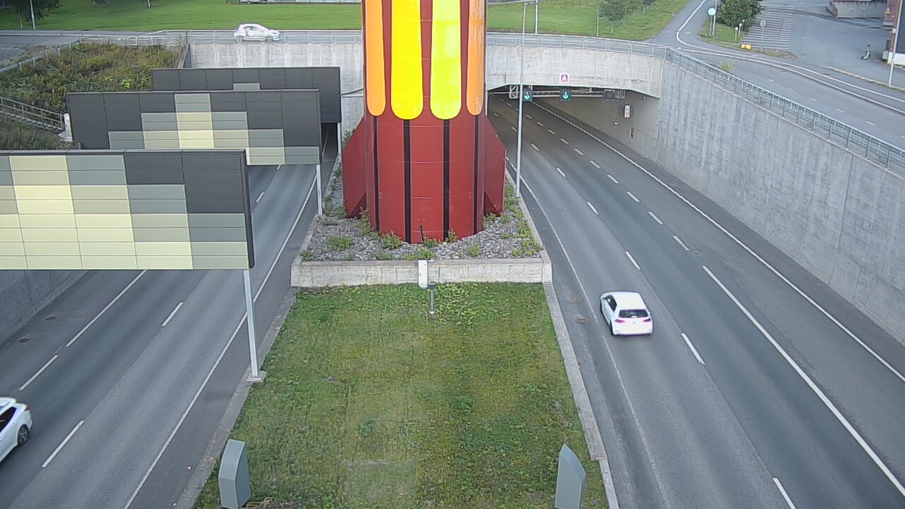 Kelikamerat Kuva Tie 12 Tampere, Rantatunnelin puomi, länsi, Tampere, Pirkanmaa