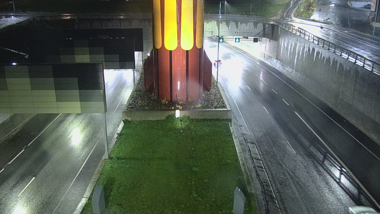 Kelikamerat Kuva Tie 12 Tampere, Rantatunnelin puomi, länsi, Tampere, Pirkanmaa