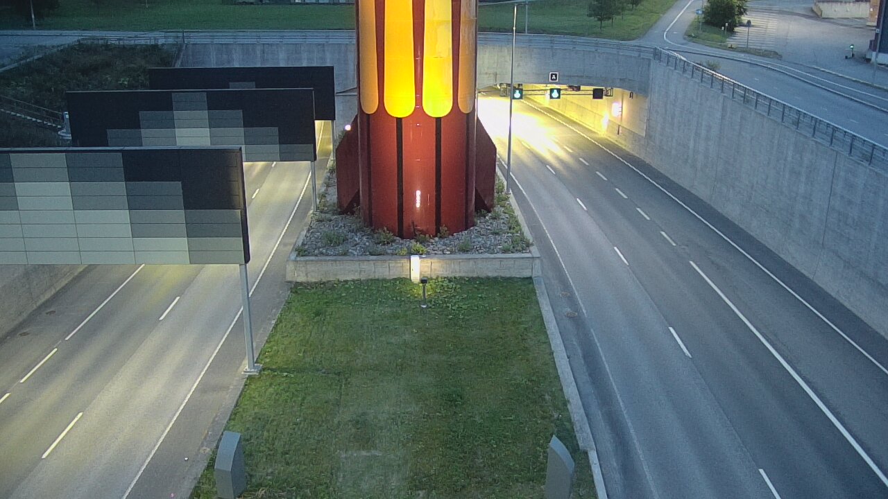 Kelikamerat Kuva Tie 12 Tampere, Rantatunnelin puomi, länsi, Tampere, Pirkanmaa