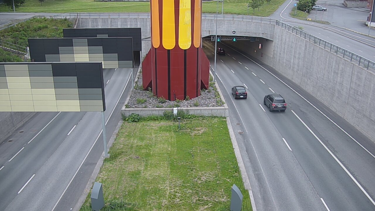 Kelikamerat Kuva Tie 12 Tampere, Rantatunnelin puomi, länsi, Tampere, Pirkanmaa