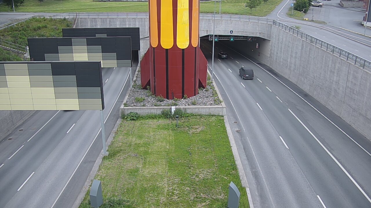 Kelikamerat Kuva Tie 12 Tampere, Rantatunnelin puomi, länsi, Tampere, Pirkanmaa