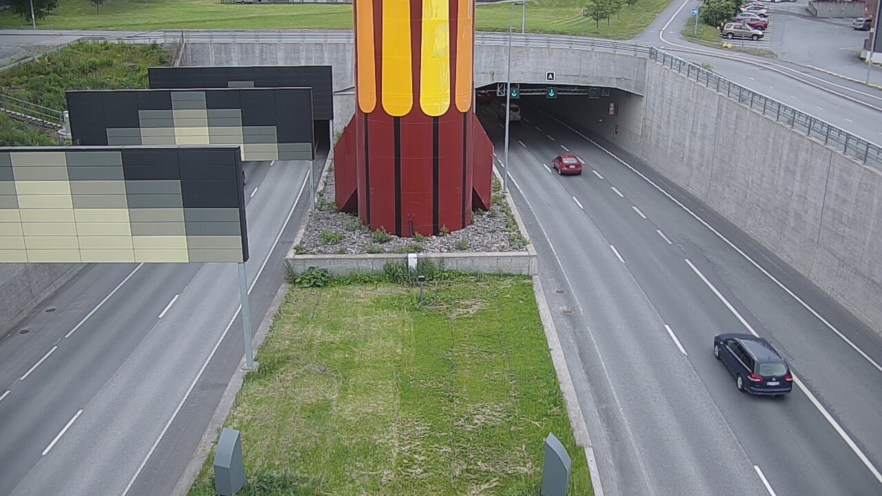 Kelikamerat Kuva Tie 12 Tampere, Rantatunnelin puomi, länsi, Tampere, Pirkanmaa