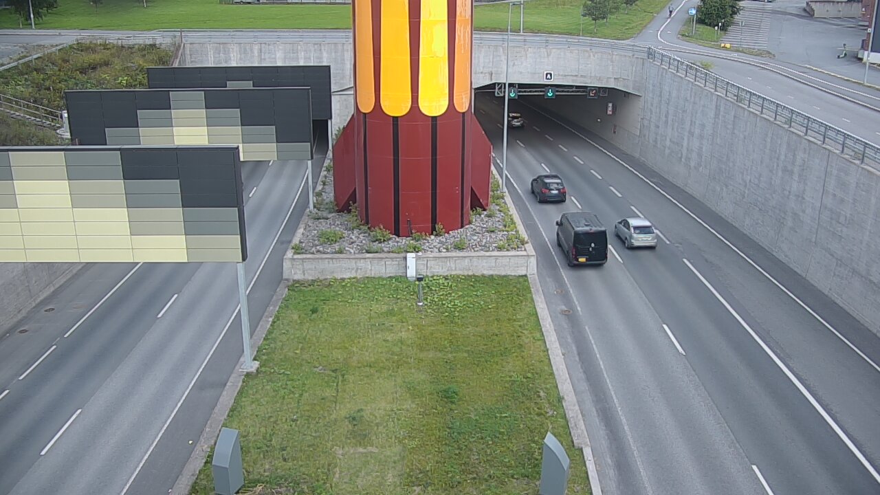 Kelikamerat Kuva Tie 12 Tampere, Rantatunnelin puomi, länsi, Tampere, Pirkanmaa