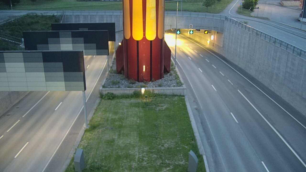 Kelikamerat Kuva Tie 12 Tampere, Rantatunnelin puomi, länsi, Tampere, Pirkanmaa