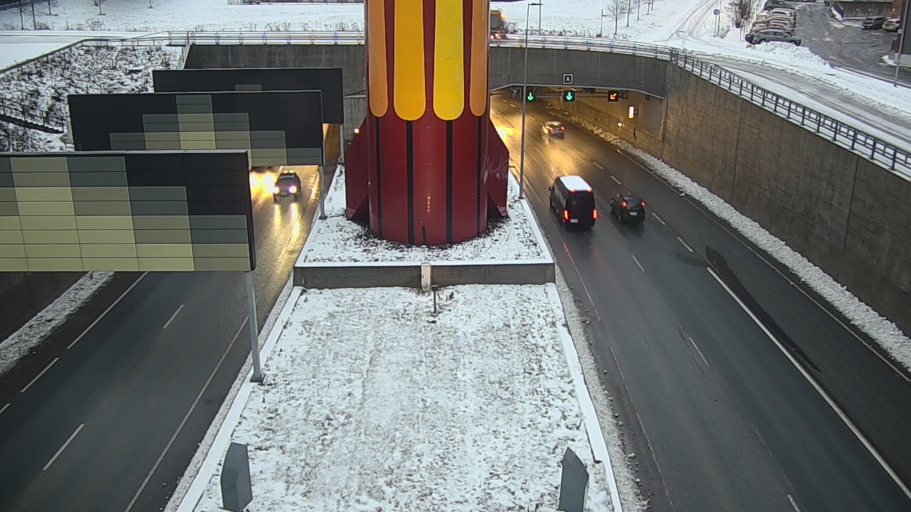 Kelikamerat Kuva Tie 12 Tampere, Rantatunnelin puomi, länsi, Tampere, Pirkanmaa