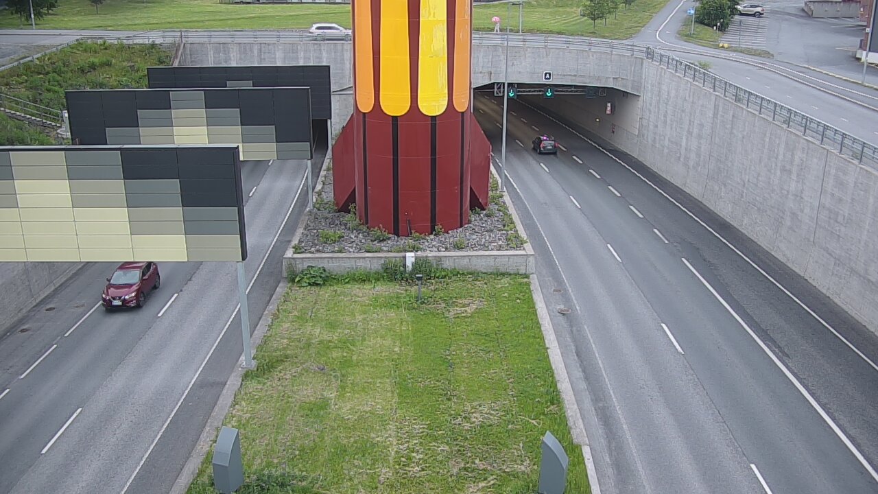 Kelikamerat Kuva Tie 12 Tampere, Rantatunnelin puomi, länsi, Tampere, Pirkanmaa