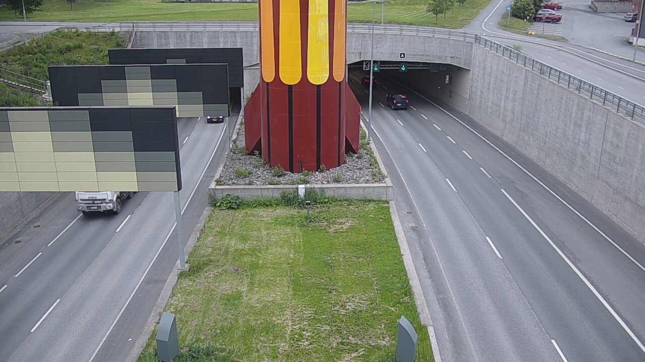 Kelikamerat Kuva Tie 12 Tampere, Rantatunnelin puomi, länsi, Tampere, Pirkanmaa