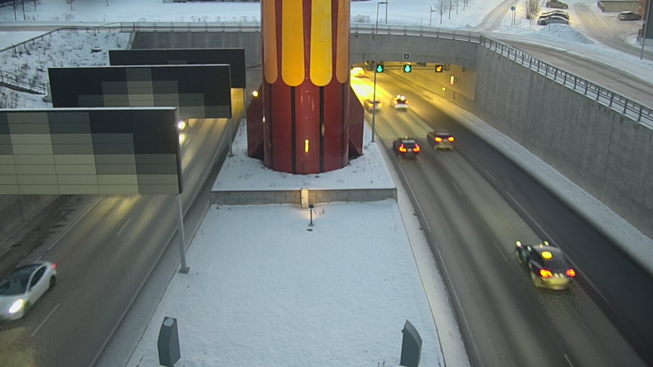 Kelikamerat Kuva Tie 12 Tampere, Rantatunnelin puomi, länsi, Tampere, Pirkanmaa