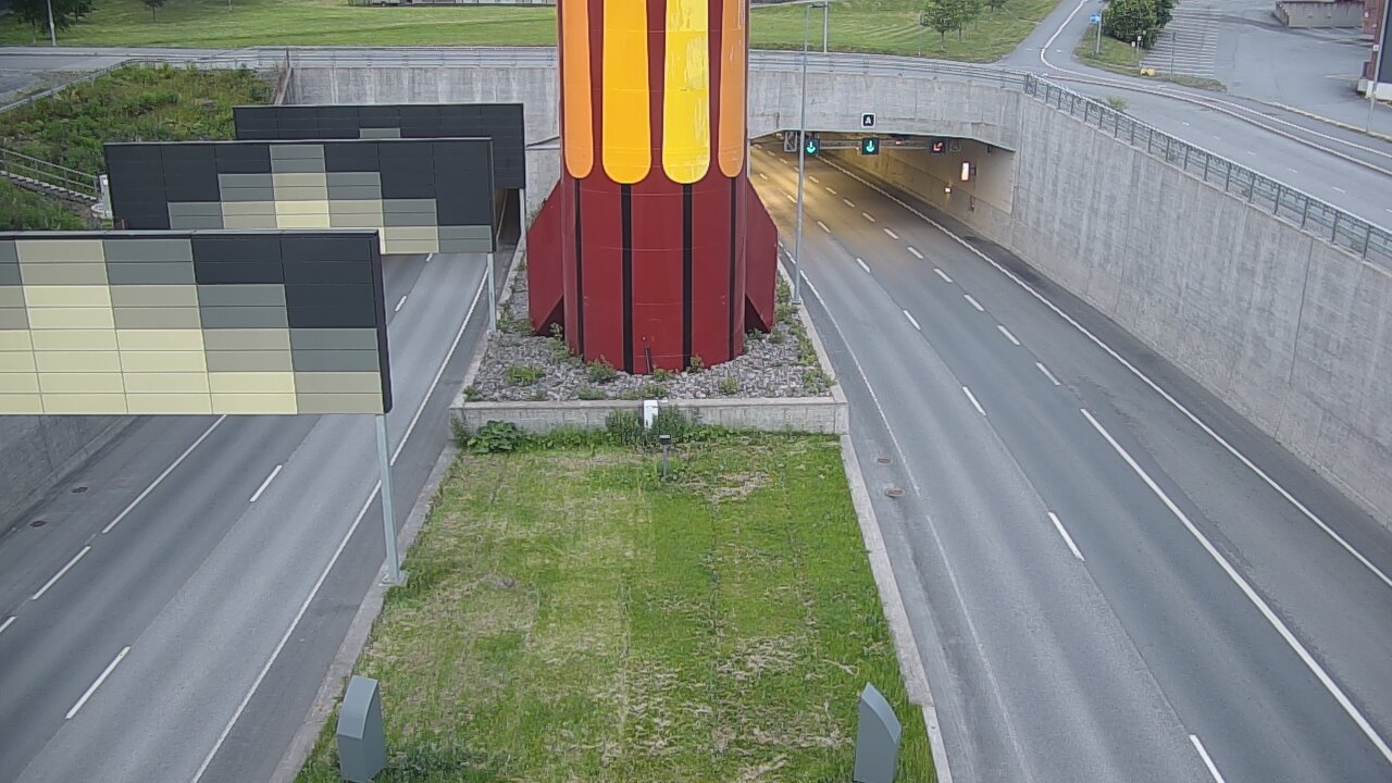 Kelikamerat Kuva Tie 12 Tampere, Rantatunnelin puomi, länsi, Tampere, Pirkanmaa