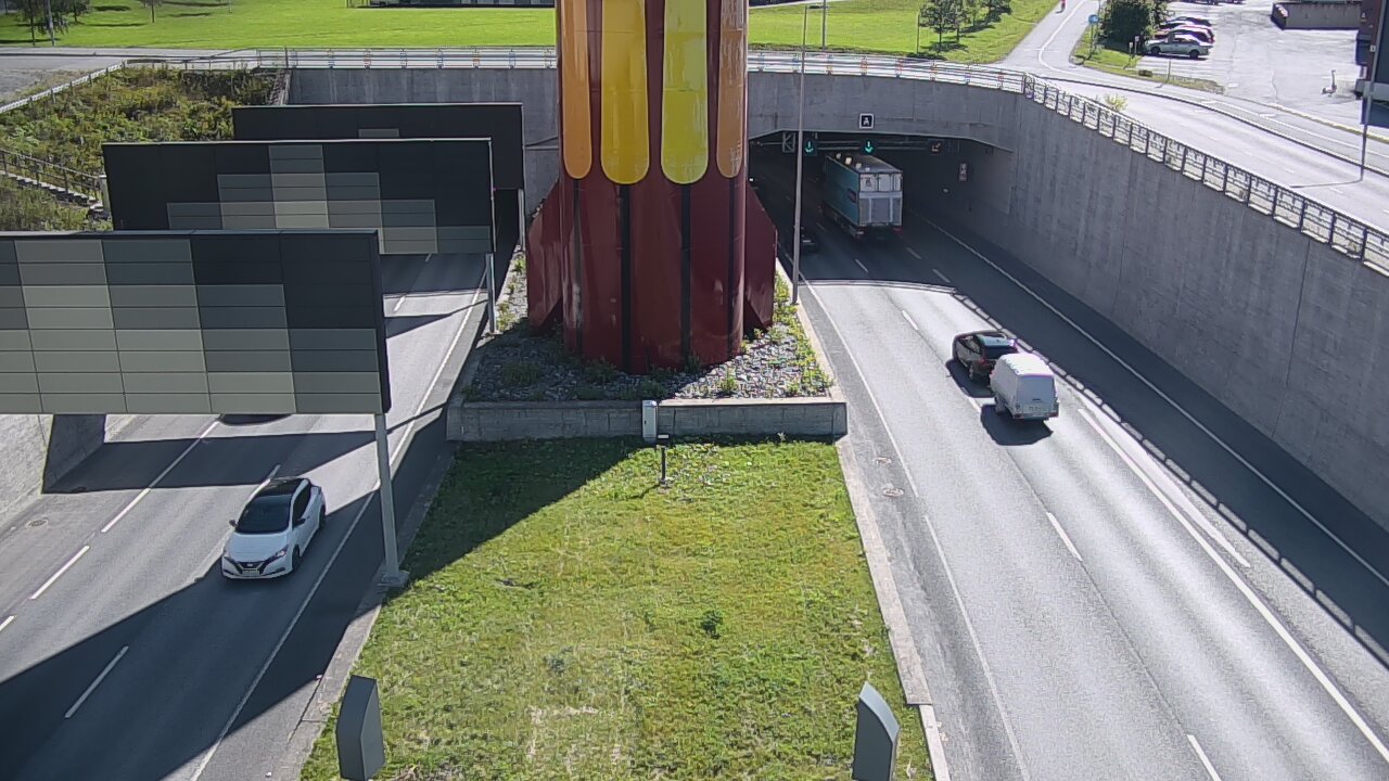 Kelikamerat Kuva Tie 12 Tampere, Rantatunnelin puomi, länsi, Tampere, Pirkanmaa