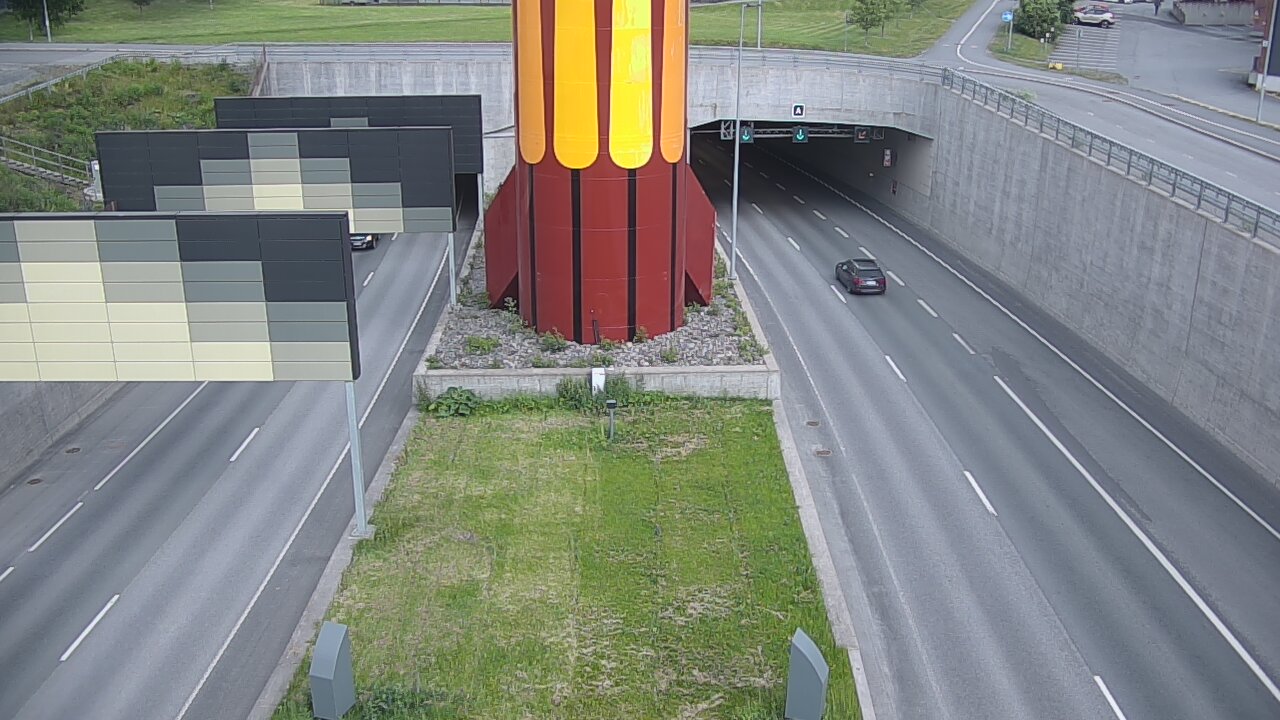 Kelikamerat Kuva Tie 12 Tampere, Rantatunnelin puomi, länsi, Tampere, Pirkanmaa