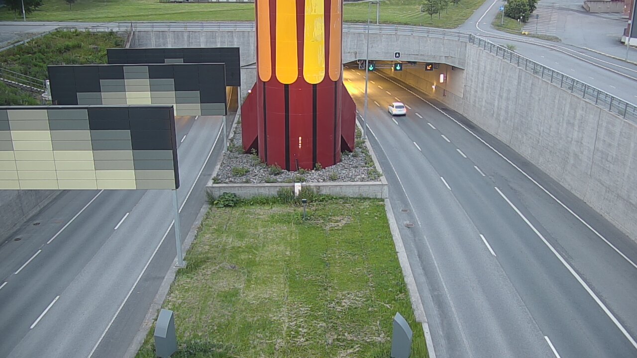 Kelikamerat Kuva Tie 12 Tampere, Rantatunnelin puomi, länsi, Tampere, Pirkanmaa