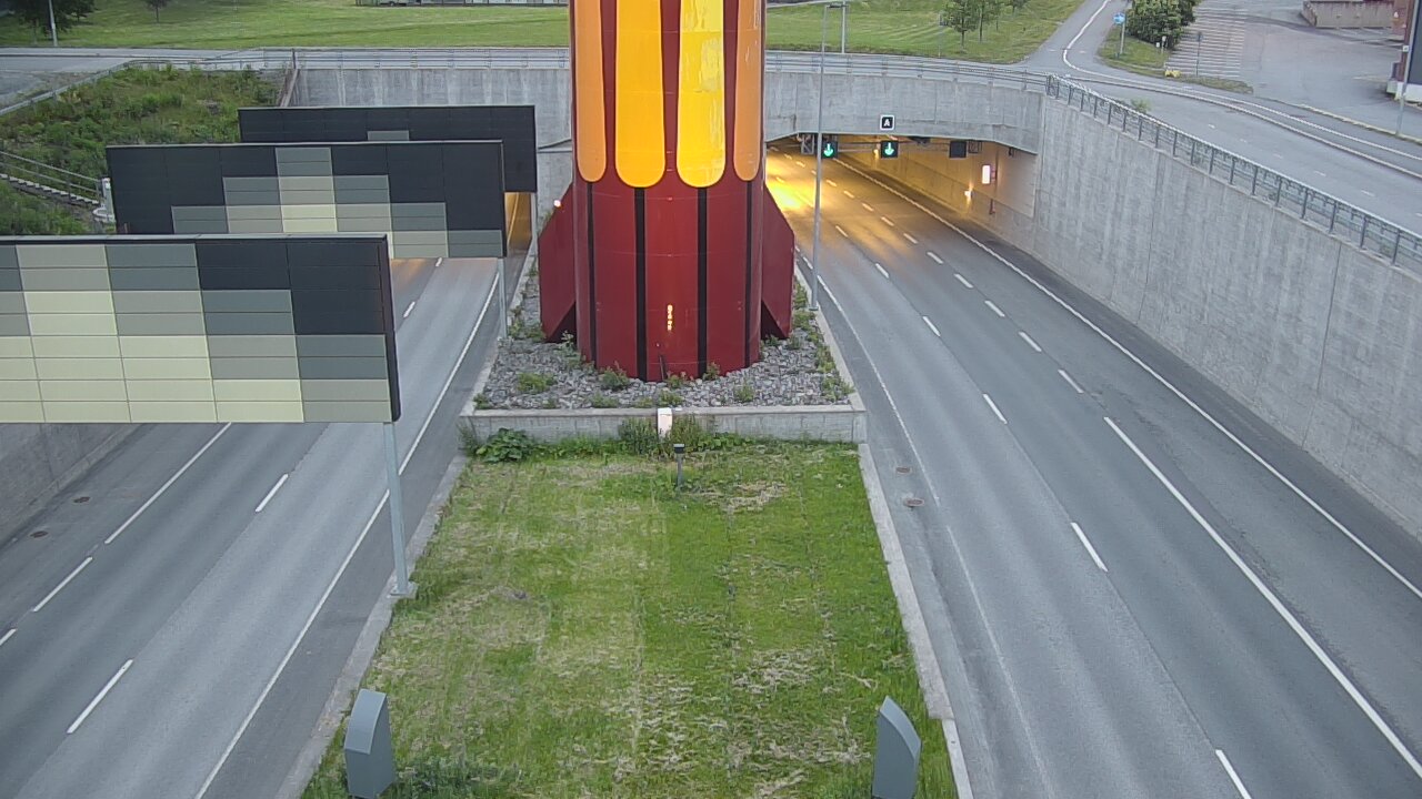 Kelikamerat Kuva Tie 12 Tampere, Rantatunnelin puomi, länsi, Tampere, Pirkanmaa