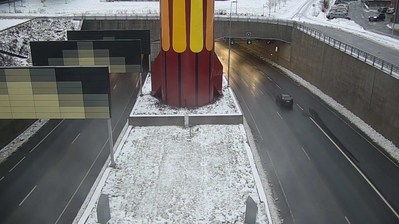 Kelikamerat Kuva Tie 12 Tampere, Rantatunnelin puomi, länsi, Tampere, Pirkanmaa