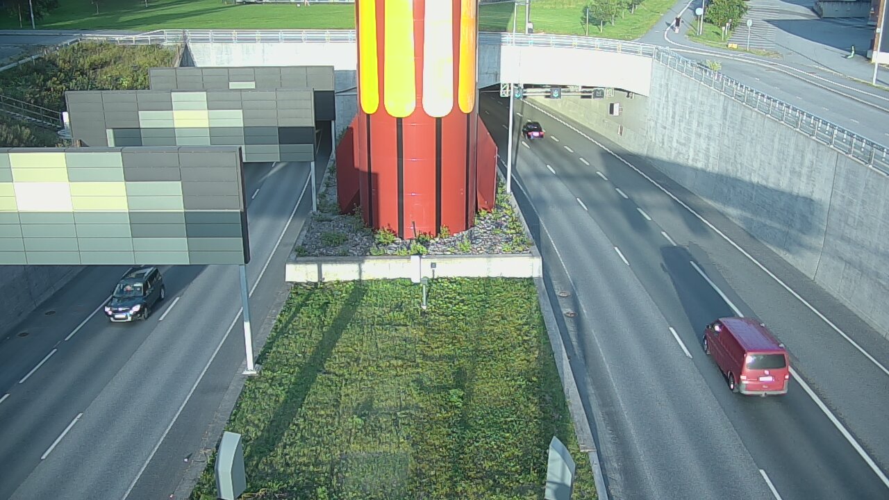 Kelikamerat Kuva Tie 12 Tampere, Rantatunnelin puomi, länsi, Tampere, Pirkanmaa