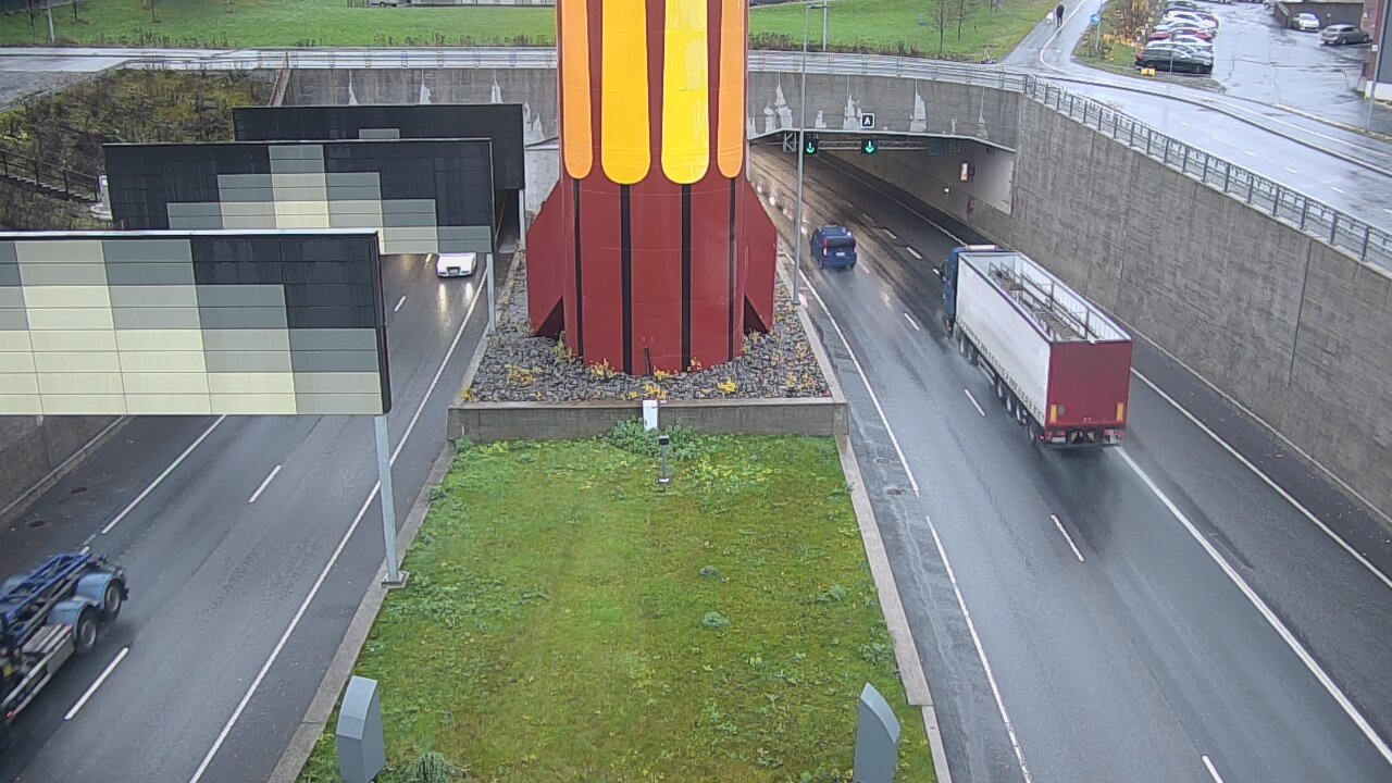 Kelikamerat Kuva Tie 12 Tampere, Rantatunnelin puomi, länsi, Tampere, Pirkanmaa