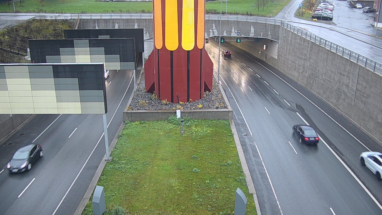 Kelikamerat Kuva Tie 12 Tampere, Rantatunnelin puomi, länsi, Tampere, Pirkanmaa