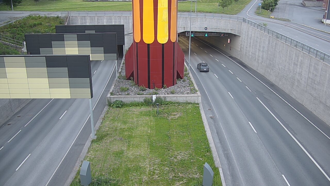 Kelikamerat Kuva Tie 12 Tampere, Rantatunnelin puomi, länsi, Tampere, Pirkanmaa