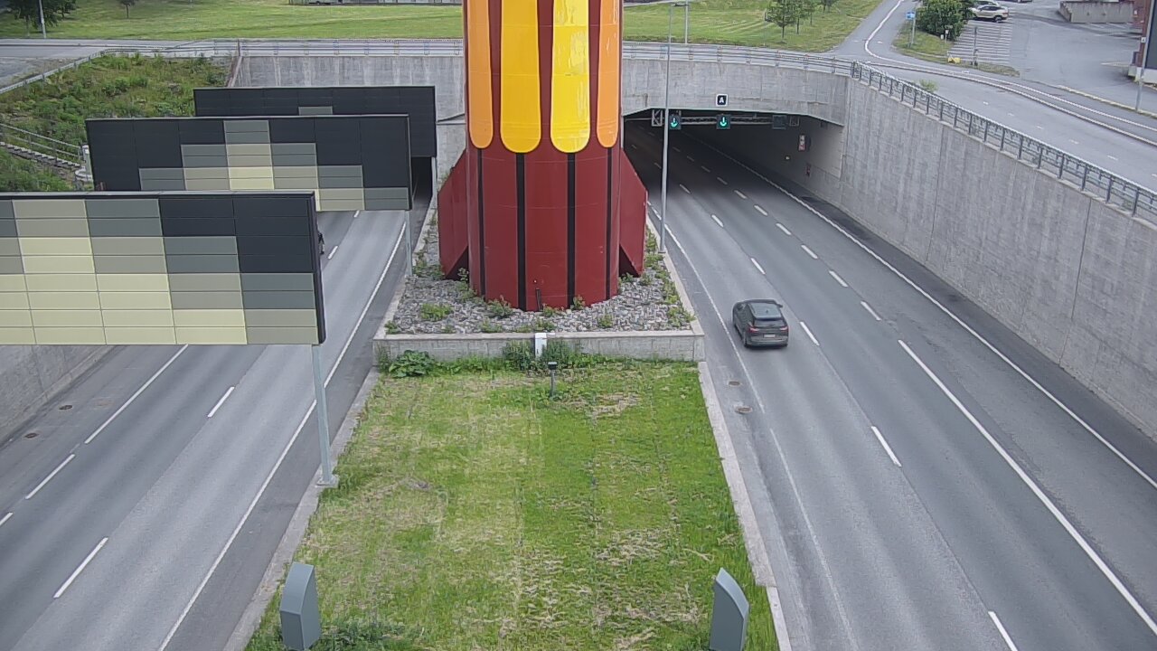 Kelikamerat Kuva Tie 12 Tampere, Rantatunnelin puomi, länsi, Tampere, Pirkanmaa