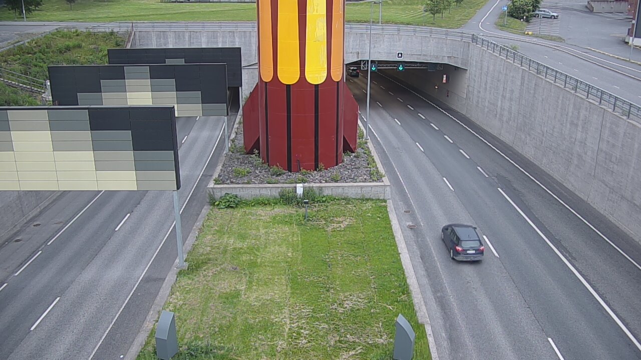 Kelikamerat Kuva Tie 12 Tampere, Rantatunnelin puomi, länsi, Tampere, Pirkanmaa
