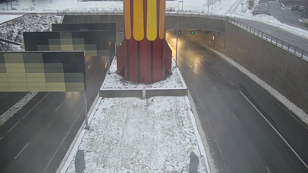 Kelikamerat Kuva Tie 12 Tampere, Rantatunnelin puomi, länsi, Tampere, Pirkanmaa