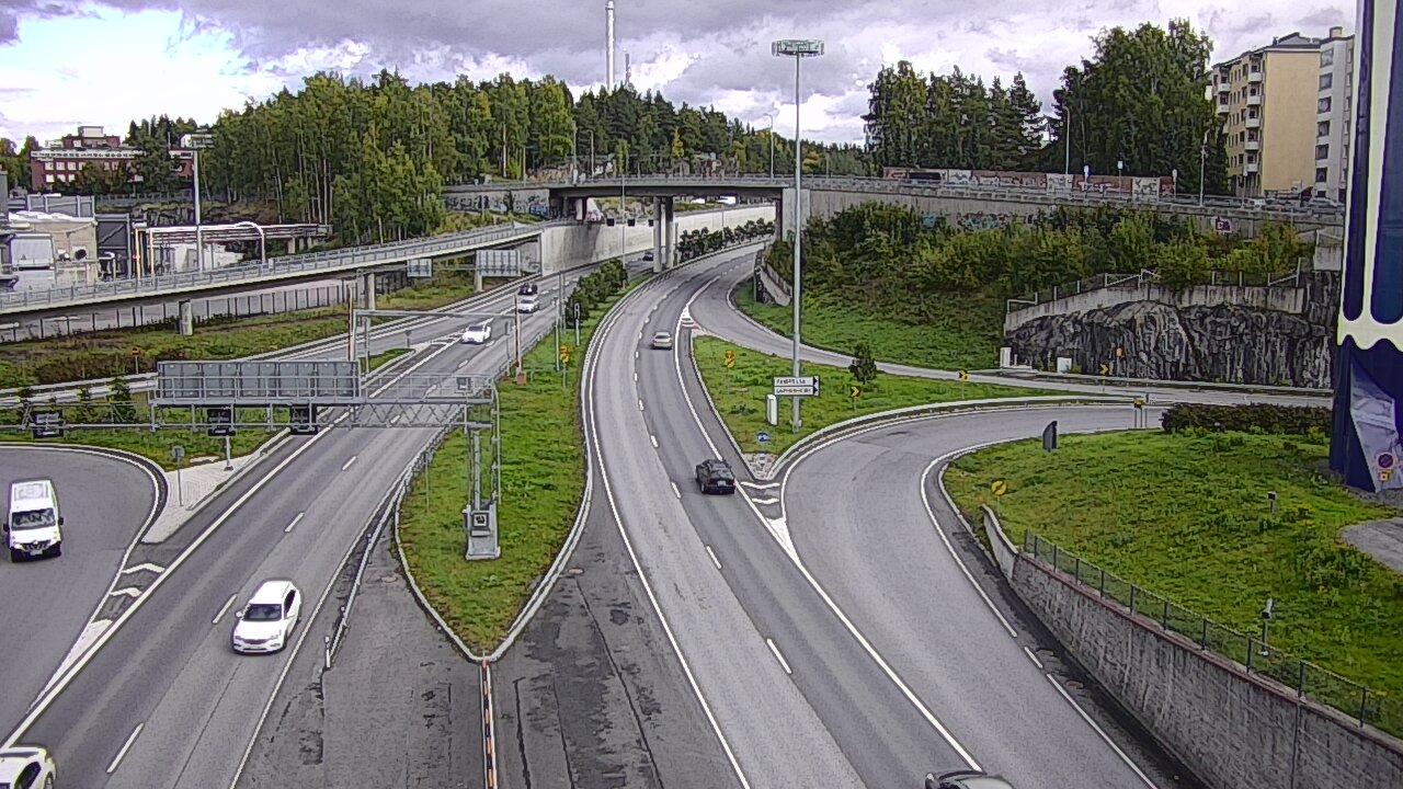 Weather Camera Image Road 12 Tampere, Rantatunneli Armonkallio, Tampere, Pirkanmaa