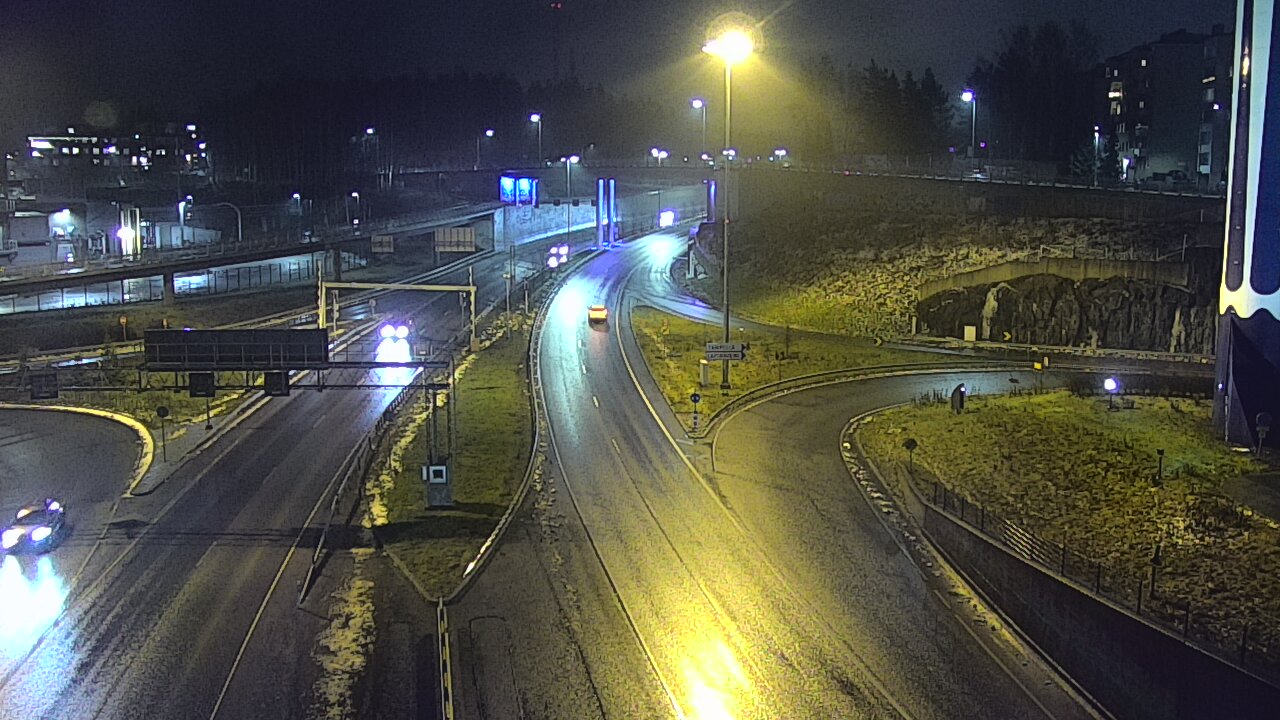 Weather Camera Image Väg 12 Tammerfors, Rantatunneli Armonkallio, Tampere, Pirkanmaa