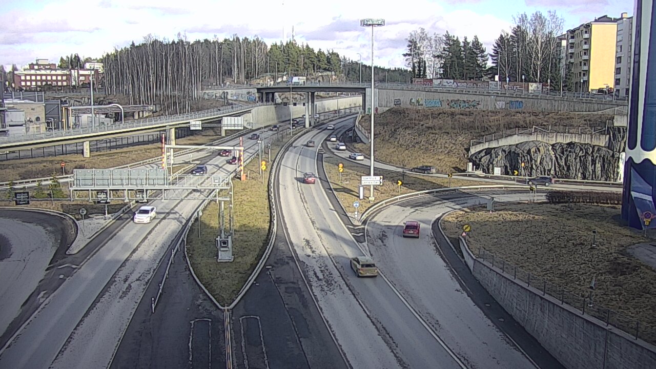 Weather Camera Image Väg 12 Tammerfors, Rantatunneli Armonkallio, Tampere, Pirkanmaa