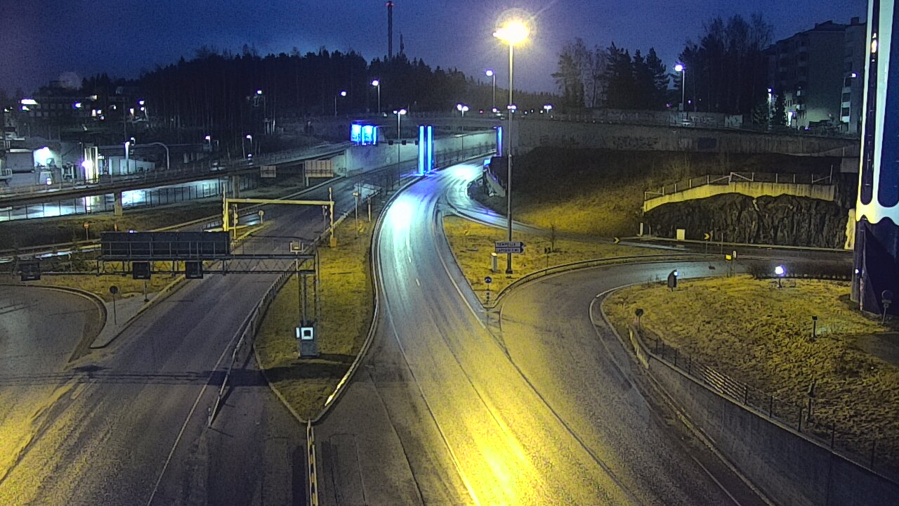Weather Camera Image Väg 12 Tammerfors, Rantatunneli Armonkallio, Tampere, Pirkanmaa