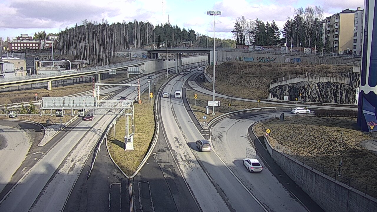 Weather Camera Image Väg 12 Tammerfors, Rantatunneli Armonkallio, Tampere, Pirkanmaa
