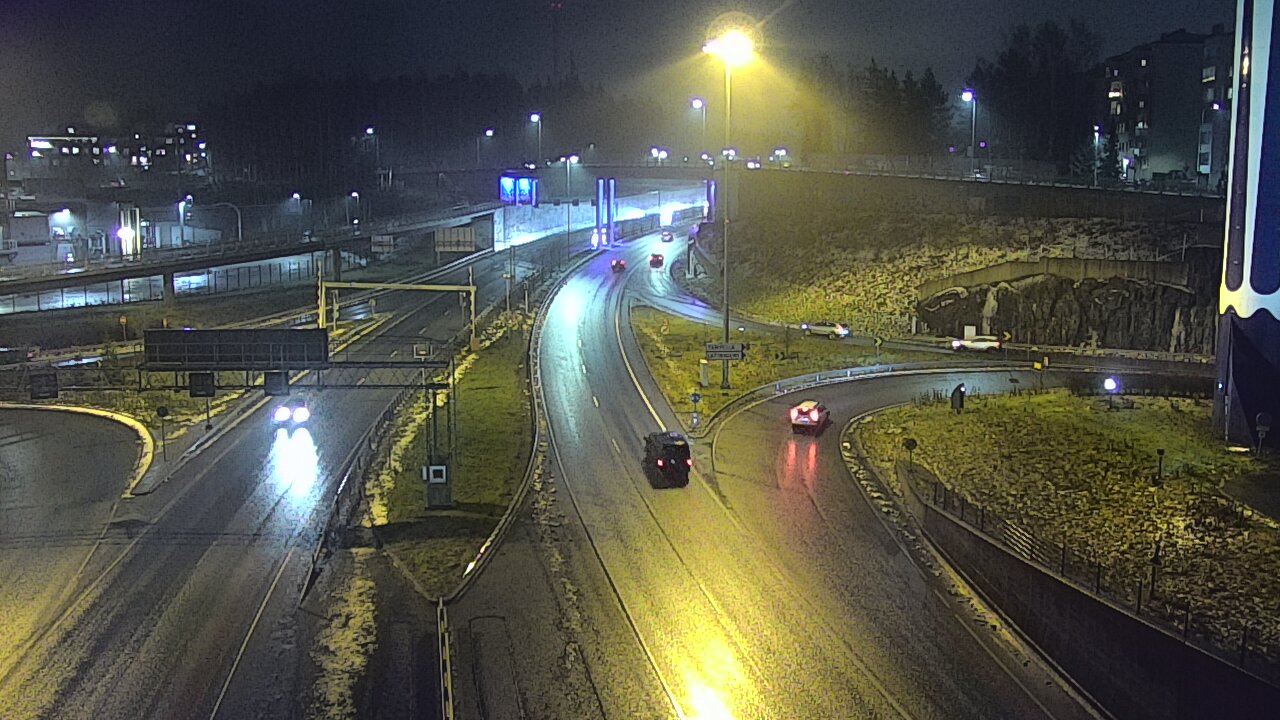 Weather Camera Image Väg 12 Tammerfors, Rantatunneli Armonkallio, Tampere, Pirkanmaa