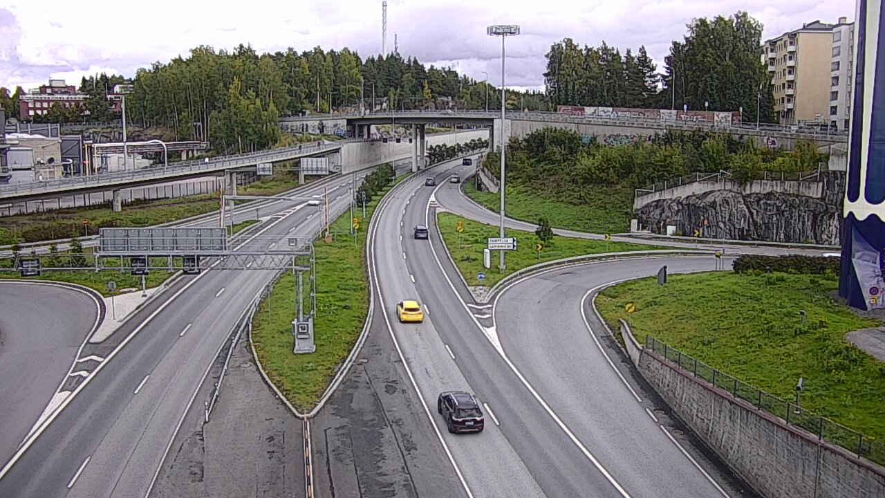 Weather Camera Image Road 12 Tampere, Rantatunneli Armonkallio, Tampere, Pirkanmaa