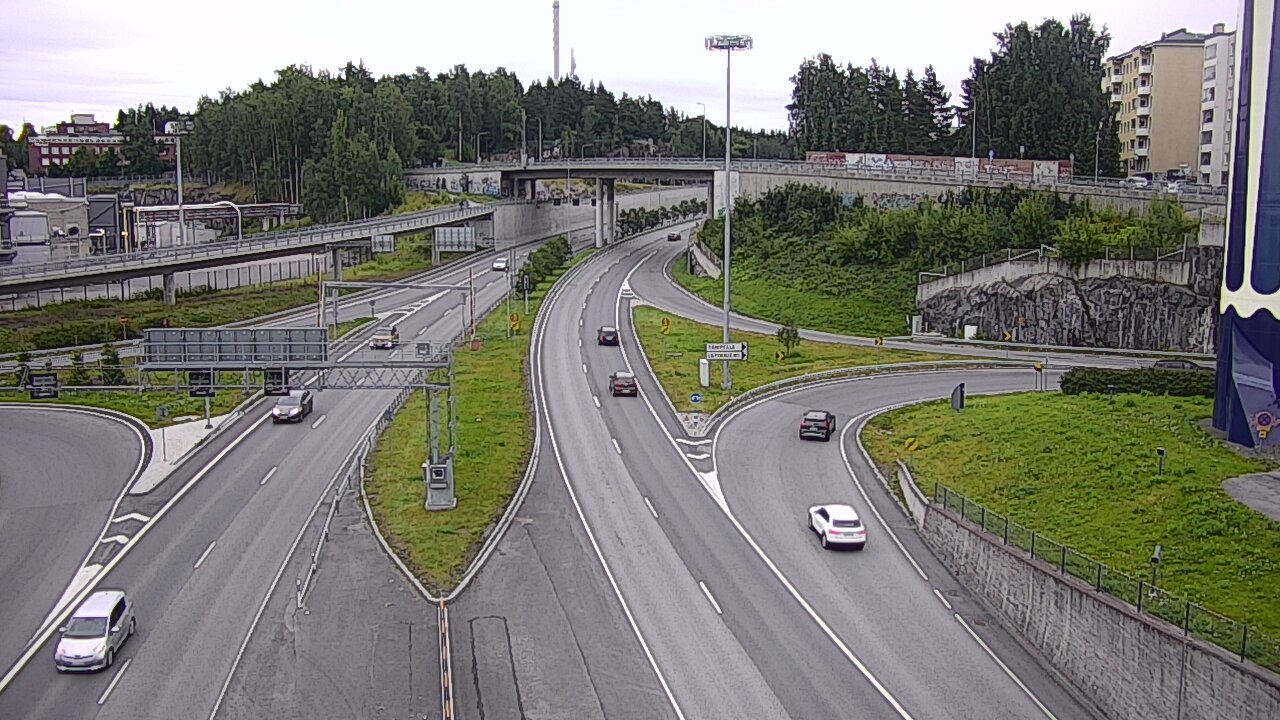 Weather Camera Image Road 12 Tampere, Rantatunneli Armonkallio, Tampere, Pirkanmaa
