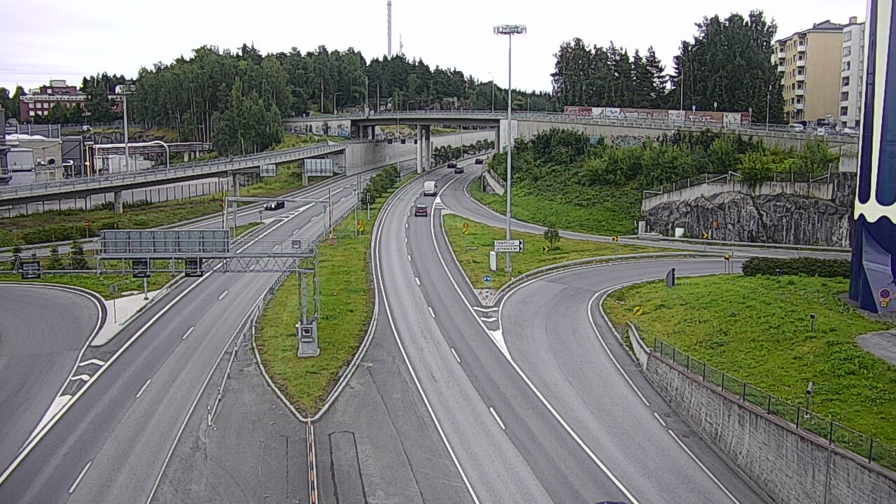 Weather Camera Image Road 12 Tampere, Rantatunneli Armonkallio, Tampere, Pirkanmaa