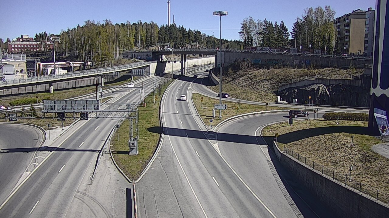 Weather Camera Image Väg 12 Tammerfors, Rantatunneli Armonkallio, Tampere, Pirkanmaa