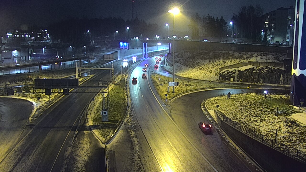 Weather Camera Image Väg 12 Tammerfors, Rantatunneli Armonkallio, Tampere, Pirkanmaa