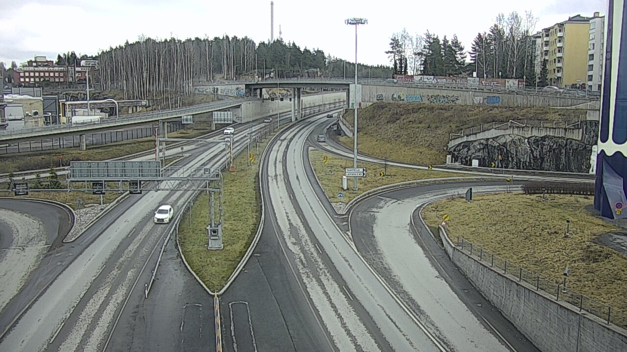 Weather Camera Image Väg 12 Tammerfors, Rantatunneli Armonkallio, Tampere, Pirkanmaa