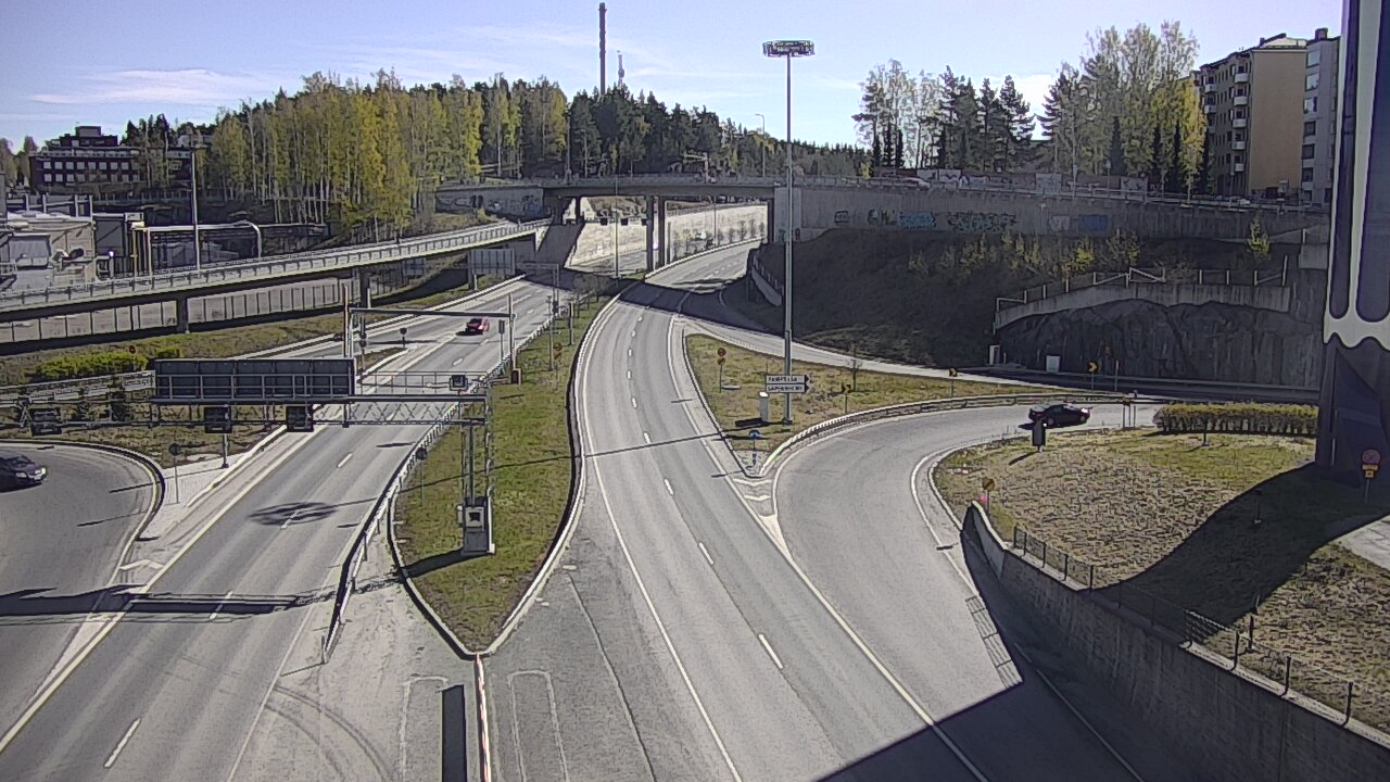 Weather Camera Image Väg 12 Tammerfors, Rantatunneli Armonkallio, Tampere, Pirkanmaa
