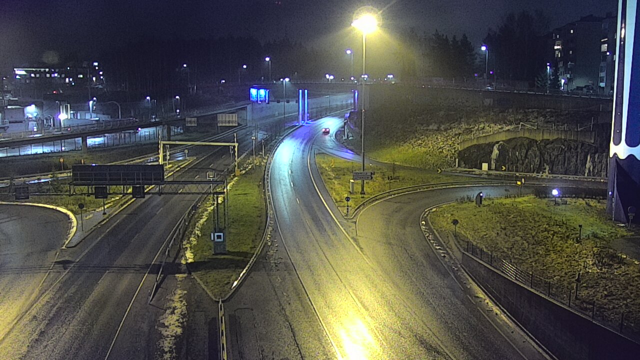 Weather Camera Image Väg 12 Tammerfors, Rantatunneli Armonkallio, Tampere, Pirkanmaa