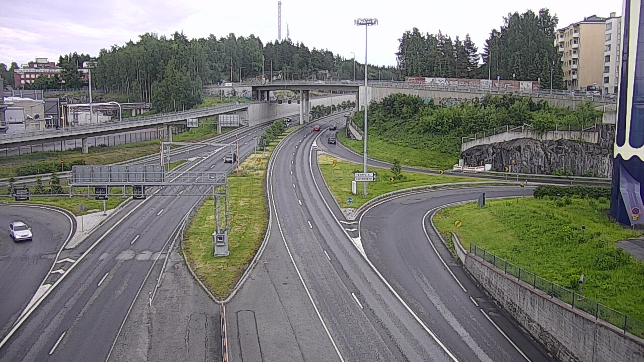 Kelikamerat Kuva Tie 12 Tampere, Rantatunneli Armonkallio, Tampere, Pirkanmaa