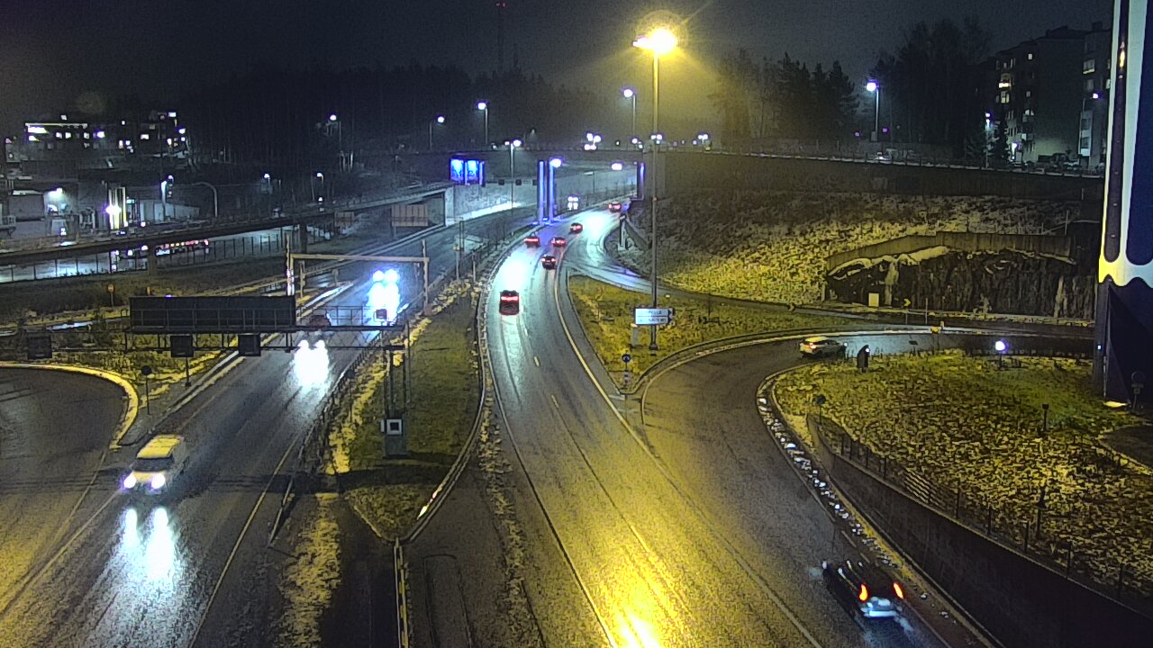 Weather Camera Image Väg 12 Tammerfors, Rantatunneli Armonkallio, Tampere, Pirkanmaa