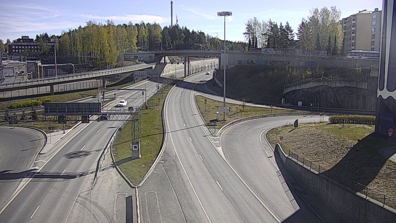 Weather Camera Image Väg 12 Tammerfors, Rantatunneli Armonkallio, Tampere, Pirkanmaa