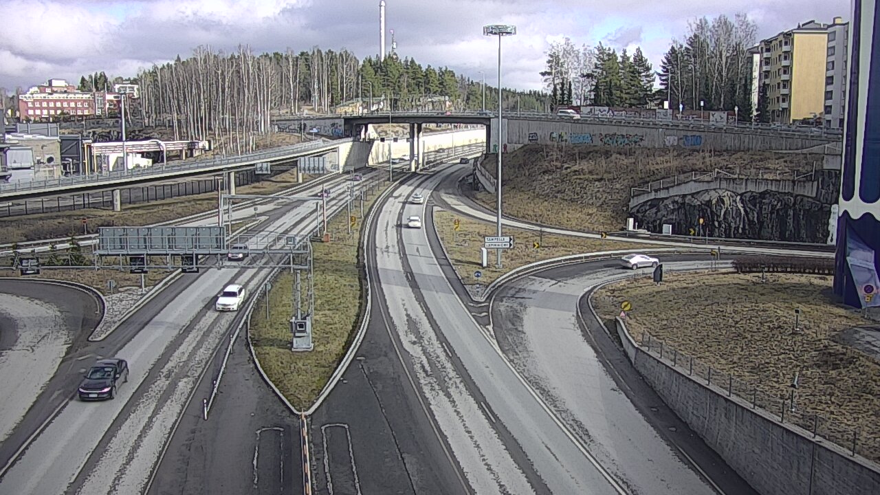 Weather Camera Image Väg 12 Tammerfors, Rantatunneli Armonkallio, Tampere, Pirkanmaa