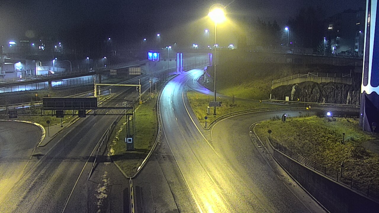 Weather Camera Image Väg 12 Tammerfors, Rantatunneli Armonkallio, Tampere, Pirkanmaa