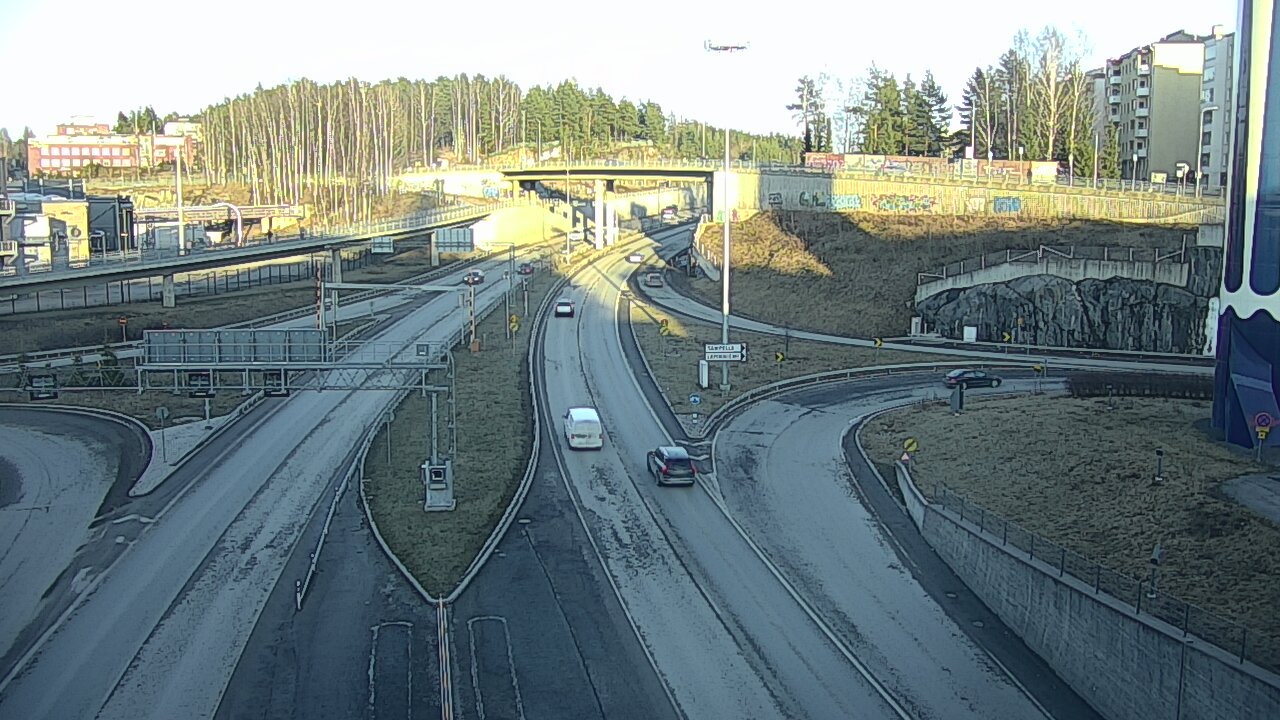 Weather Camera Image Väg 12 Tammerfors, Rantatunneli Armonkallio, Tampere, Pirkanmaa