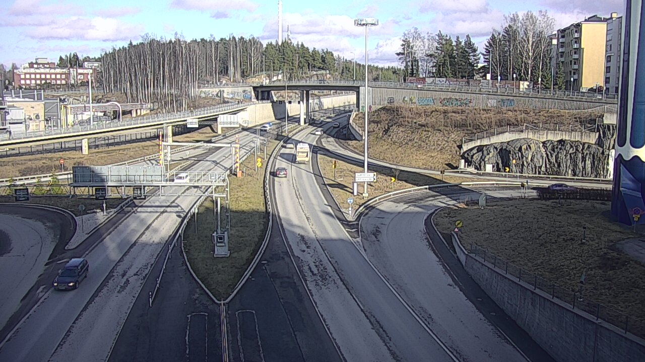 Weather Camera Image Väg 12 Tammerfors, Rantatunneli Armonkallio, Tampere, Pirkanmaa