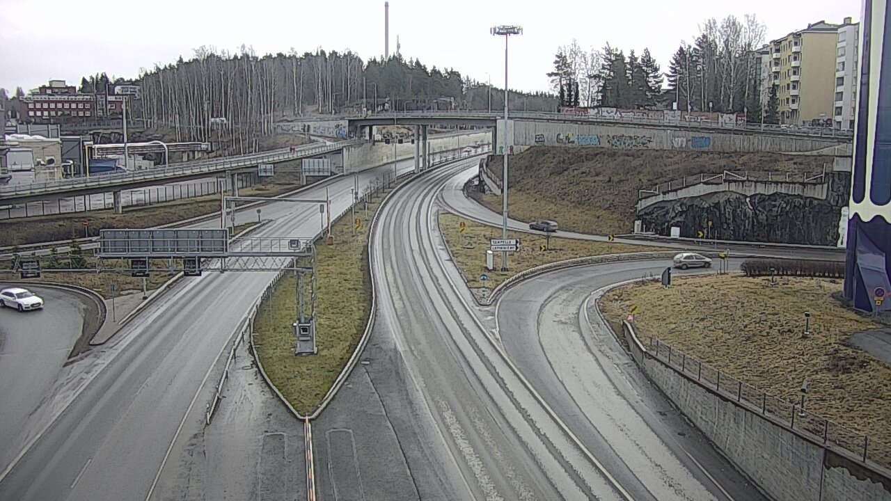 Weather Camera Image Väg 12 Tammerfors, Rantatunneli Armonkallio, Tampere, Pirkanmaa