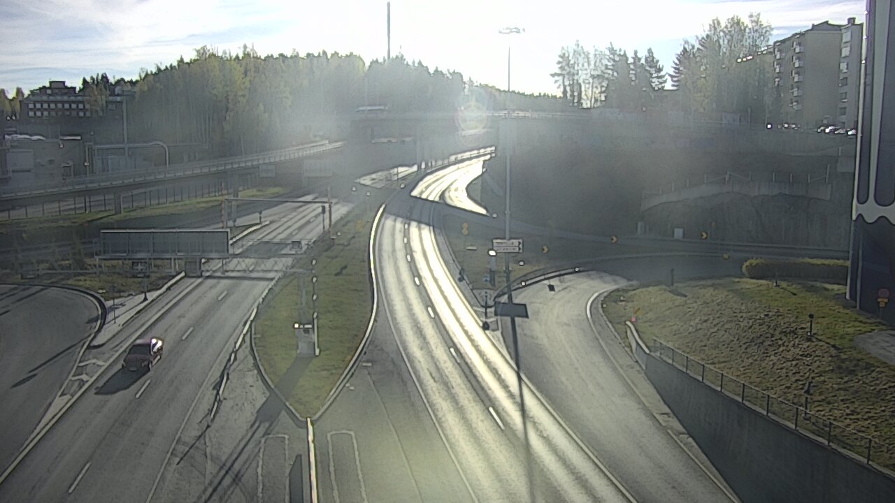 Weather Camera Image Väg 12 Tammerfors, Rantatunneli Armonkallio, Tampere, Pirkanmaa