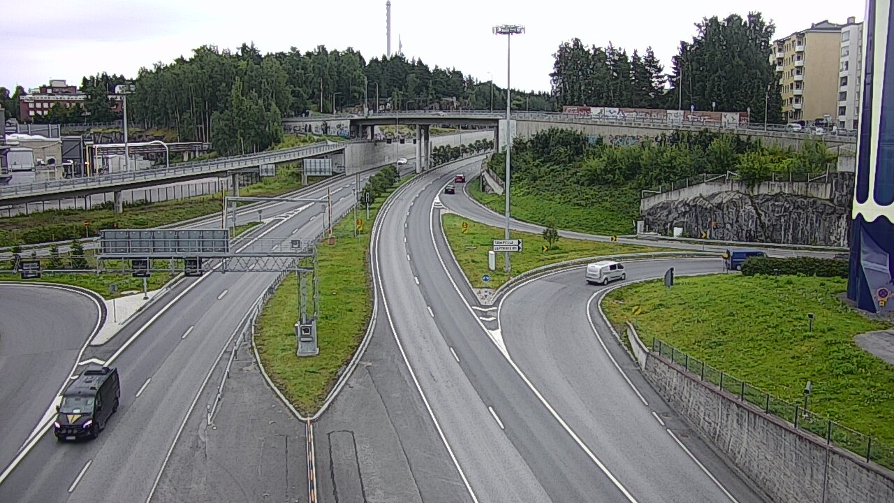 Weather Camera Image Road 12 Tampere, Rantatunneli Armonkallio, Tampere, Pirkanmaa